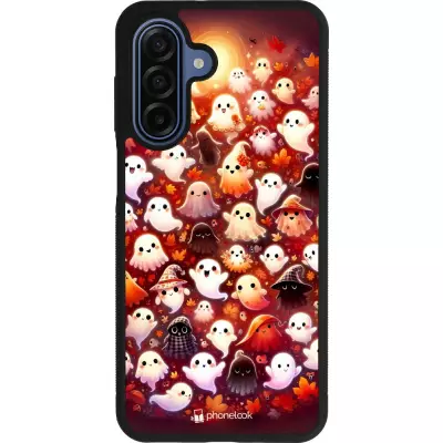 Samsung Galaxy A17 Case Hülle - Silikon schwarz Gespenster Herbst niedlich
