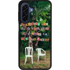 Samsung Galaxy A17 Case Hülle - Silikon schwarz Chairs DTMF