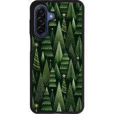 Coque Samsung Galaxy A17 - Silicone rigide noir Christmas 25 Pattern Xmas Tree