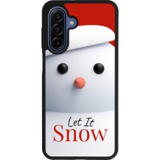 Samsung Galaxy A17 Case Hülle - Silikon schwarz Christmas 25 Xmas Snowman