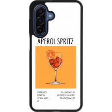 Samsung Galaxy A17 Case Hülle - Silikon schwarz Cocktail Rezept Aperol Spritz