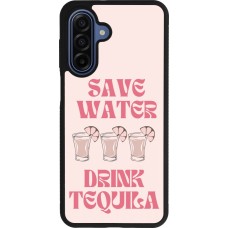 Coque Samsung Galaxy A17 - Silicone rigide noir Cocktail Save Water Drink Tequila