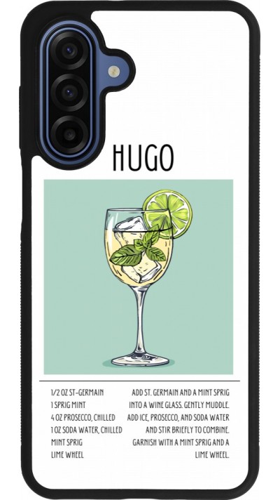 Samsung Galaxy A17 Case Hülle - Silikon schwarz Cocktail Rezept Hugo