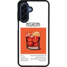 Samsung Galaxy A17 Case Hülle - Silikon schwarz Cocktail Rezept Negroni