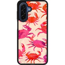 Samsung Galaxy A17 Case Hülle - Silikon schwarz Crabs Paint