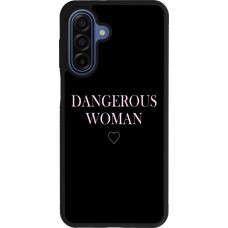 Coque Samsung Galaxy A17 - Silicone rigide noir Dangerous woman
