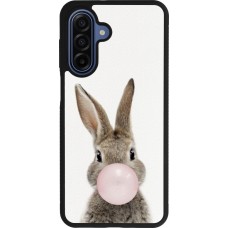 Coque Samsung Galaxy A17 - Silicone rigide noir Easter 2023 bubble gum bunny