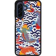 Samsung Galaxy A17 Case Hülle - Silikon schwarz Easter 2023 japanese fish