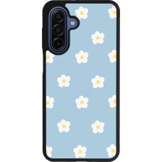 Samsung Galaxy A17 Case Hülle - Silikon schwarz Easter 2024 daisy flower