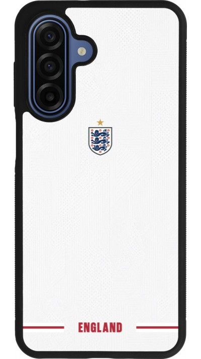 Coque Samsung Galaxy A17 - Silicone rigide noir Maillot de football Angleterre 2026 personnalisable