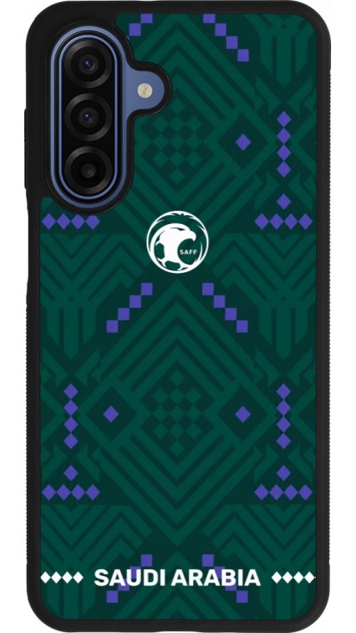 Coque Samsung Galaxy A17 - Silicone rigide noir Maillot de football Arabie saoudite 2026 personnalisable