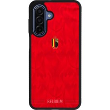 Coque Samsung Galaxy A17 - Silicone rigide noir Maillot de football Belgique 2026 personnalisable