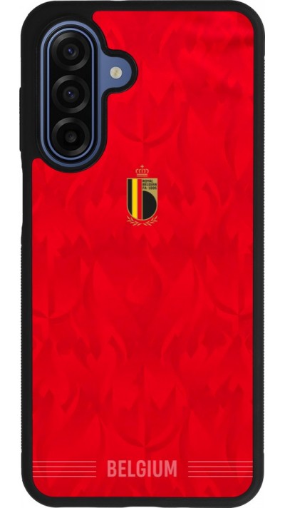 Coque Samsung Galaxy A17 - Silicone rigide noir Maillot de football Belgique 2026 personnalisable
