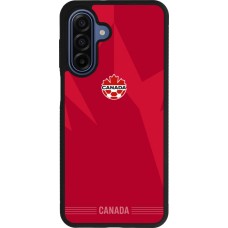 Coque Samsung Galaxy A17 - Silicone rigide noir Maillot de football Canada 2026 personnalisable