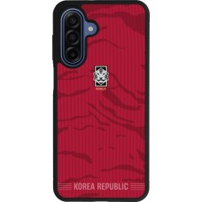 Samsung Galaxy A17 Case Hülle - Silikon schwarz Südkorea 2026 personalisierbares Fussballtrikot