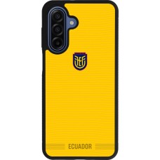 Coque Samsung Galaxy A17 - Silicone rigide noir Maillot de football Équateur 2026 personnalisable