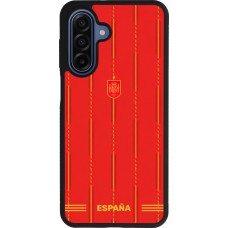 Coque Samsung Galaxy A17 - Silicone rigide noir Maillot de football Espagne 2026 personnalisable