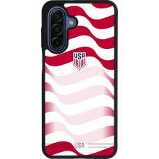 Samsung Galaxy A17 Case Hülle - Silikon schwarz Vereinigten Staaten 2026 personalisierbares Fussballtrikot
