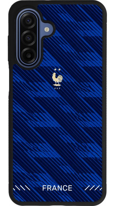Coque Samsung Galaxy A17 - Silicone rigide noir Maillot de football France 2026 personnalisable