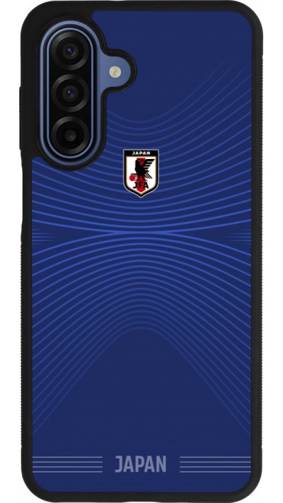 Coque Samsung Galaxy A17 - Silicone rigide noir Maillot de football Japon 2026 personnalisable