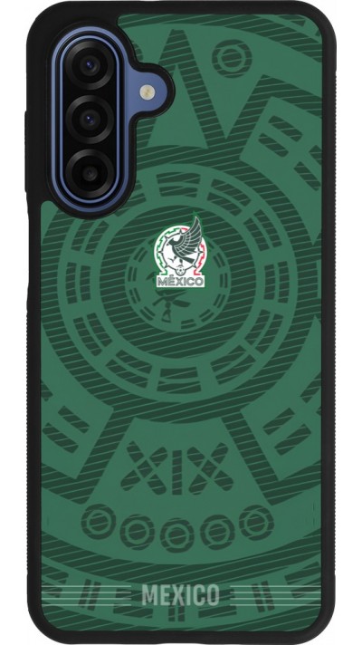 Coque Samsung Galaxy A17 - Silicone rigide noir Maillot de football Mexique 2026 personnalisable
