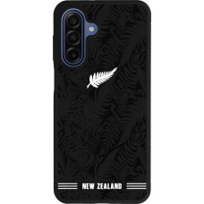 Coque Samsung Galaxy A17 - Silicone rigide noir Maillot de football Nouvelle-Zélande 2026 personnalisable