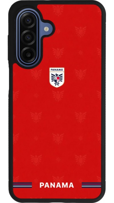 Coque Samsung Galaxy A17 - Silicone rigide noir Maillot de football Panama 2026 personnalisable