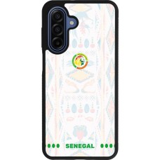 Samsung Galaxy A17 Case Hülle - Silikon schwarz Senegal 2026 personalisierbares Fussballtrikot