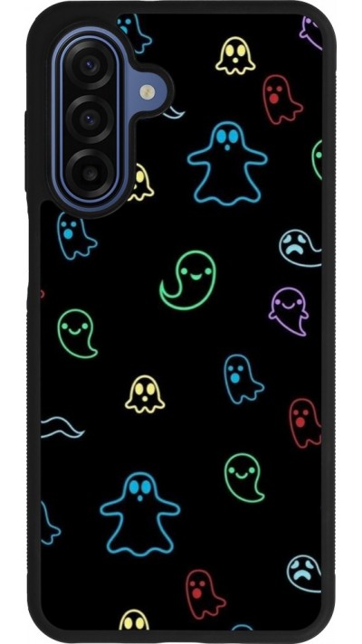 Samsung Galaxy A17 Case Hülle - Silikon schwarz Halloween 2024 colorful ghosts