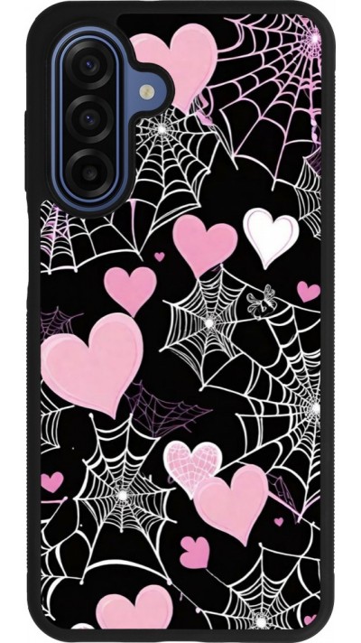 Samsung Galaxy A17 Case Hülle - Silikon schwarz Halloween 2024 girly