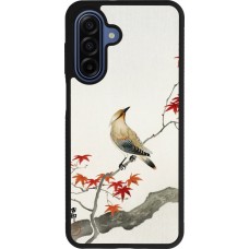 Coque Samsung Galaxy A17 - Silicone rigide noir Japanese Bird
