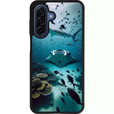 Samsung Galaxy A17 Case Hülle - Silikon schwarz Manta Lagune Reinigung