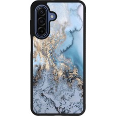 Samsung Galaxy A17 Case Hülle - Silikon schwarz Marble 04