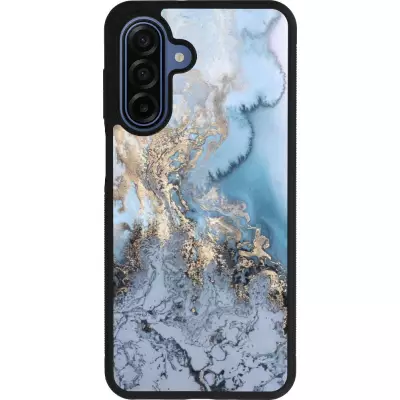 Samsung Galaxy A17 Case Hülle - Silikon schwarz Marble 04