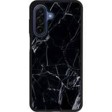 Samsung Galaxy A17 Case Hülle - Silikon schwarz Marble Black 01
