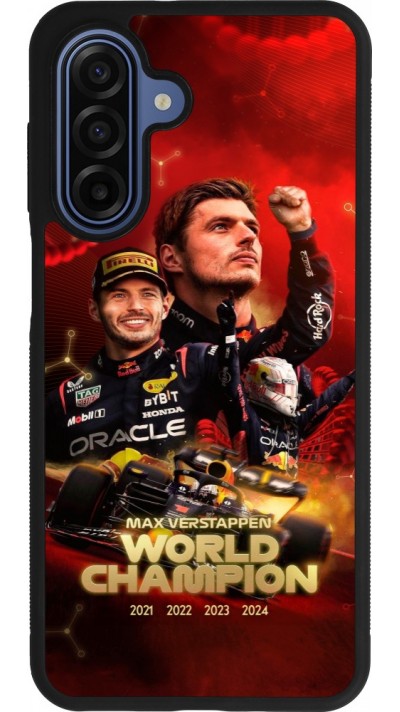 Coque Samsung Galaxy A17 - Silicone rigide noir Max Verstappen Champion 2023