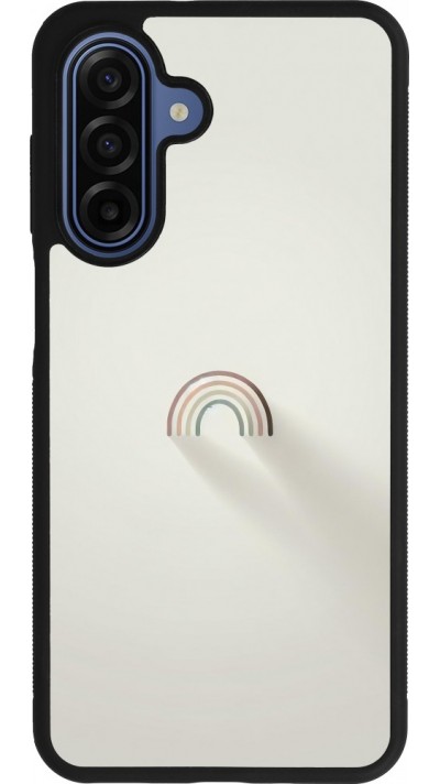 Coque Samsung Galaxy A17 - Silicone rigide noir Mini Rainbow Minimal
