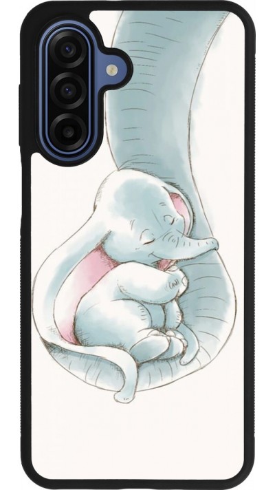 Coque Samsung Galaxy A17 - Silicone rigide noir Mom 1903