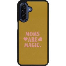 Coque Samsung Galaxy A17 - Silicone rigide noir Mom 2026 Are Magic