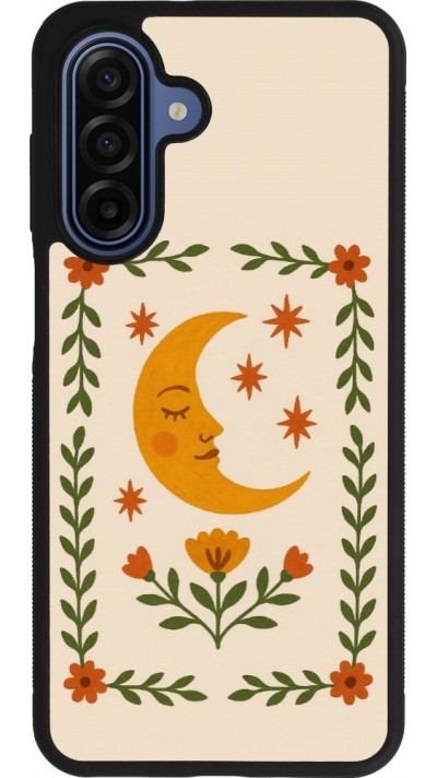Samsung Galaxy A17 Case Hülle - Silikon schwarz Half moon stamp 2026