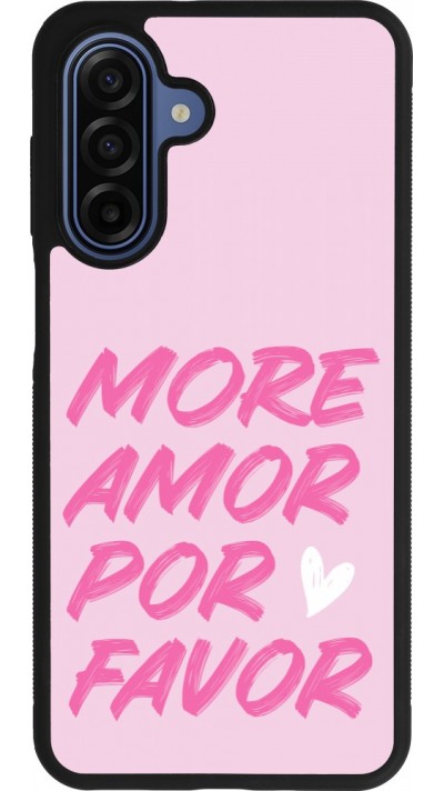 Coque Samsung Galaxy A17 - Silicone rigide noir More amor porfavor