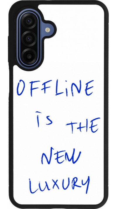Coque Samsung Galaxy A17 - Silicone rigide noir Offline is the new luxury