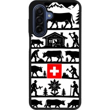 Coque Samsung Galaxy A17 - Silicone rigide noir Poya Suisse 1