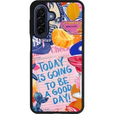 Samsung Galaxy A17 Case Hülle - Silikon schwarz Preppy Today is Going to be a good day