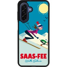 Coque Samsung Galaxy A17 - Silicone rigide noir Saas-Fee Ski Downhill