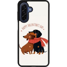 Coque Samsung Galaxy A17 - Silicone rigide noir Saint Valentines Day 26 Happy Valentine