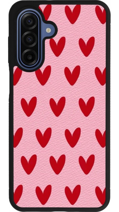 Coque Samsung Galaxy A17 - Silicone rigide noir Saint Valentines Day 26 Pattern heart