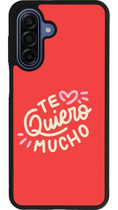 Coque Samsung Galaxy A17 - Silicone rigide noir Saint Valentines Day 26 Te quiero mucho