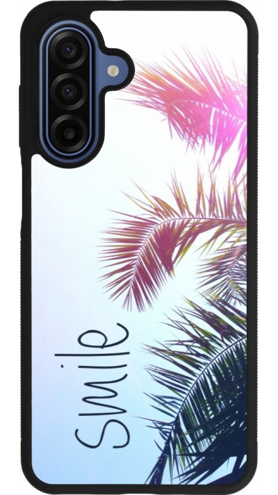Coque Samsung Galaxy A17 - Silicone rigide noir Smile 05
