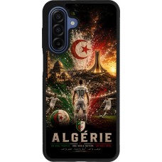 Samsung Galaxy A17 Case Hülle - Silikon schwarz Fussball Algerien splash 2026